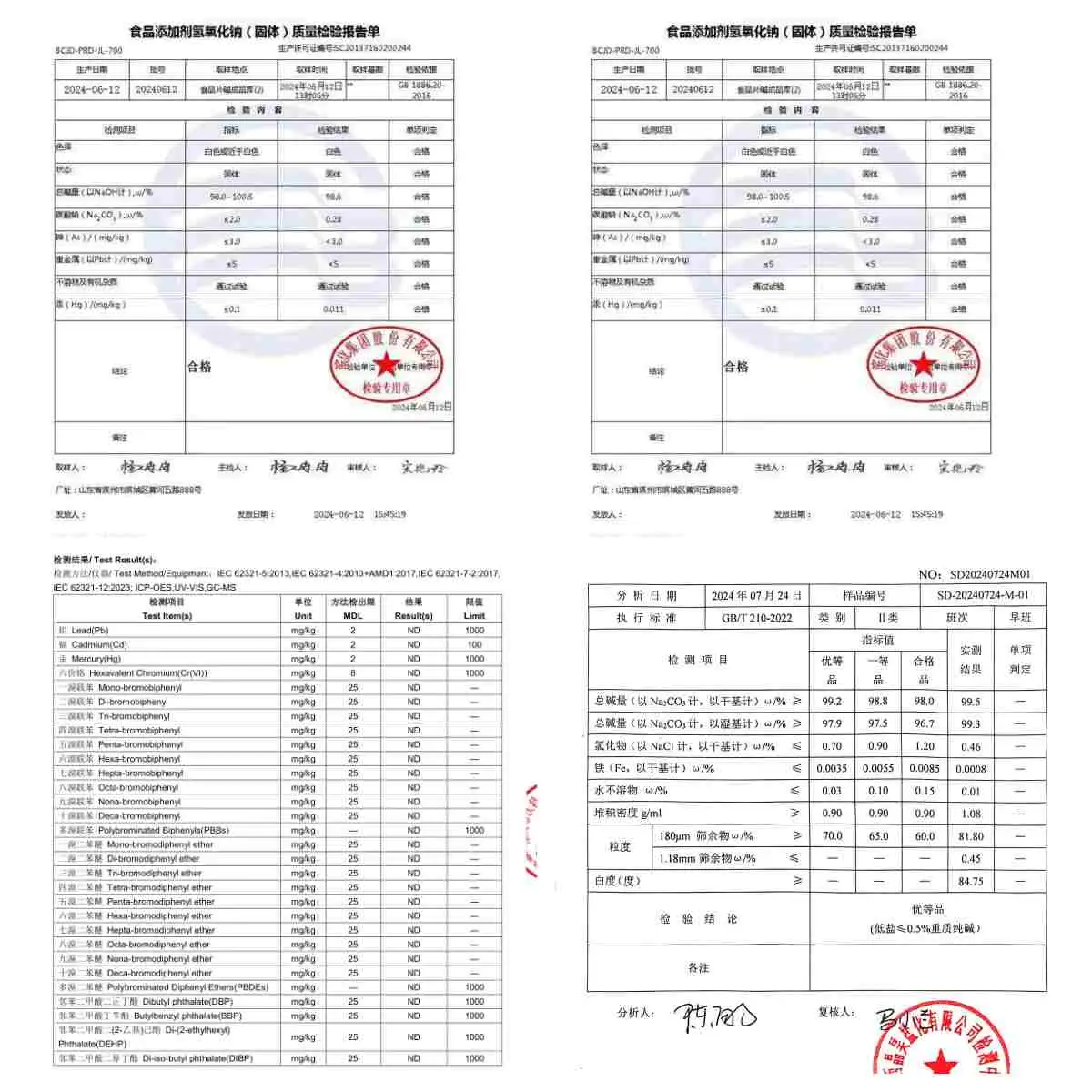 质量检测报告